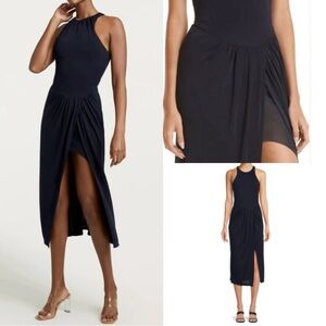 cinq a sept lezlie midi dress sleeveless race back